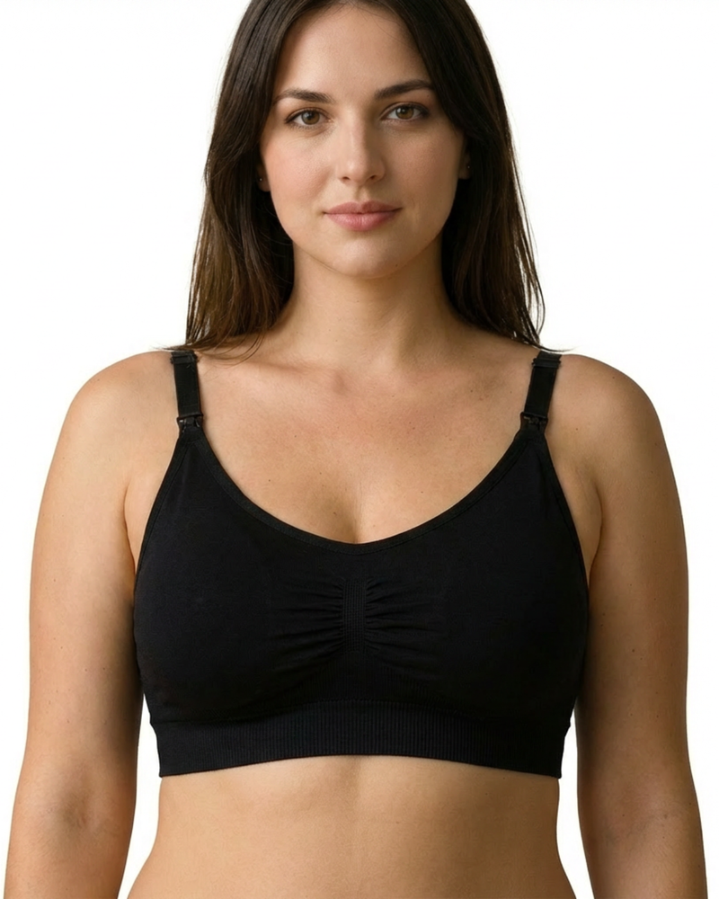 Hands-free nursing and pumping bra